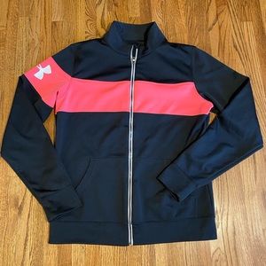 Hot Pink / Black Under Armour Jacket